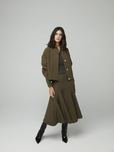 CHAQUETA BOMBER   CHARTREUSE